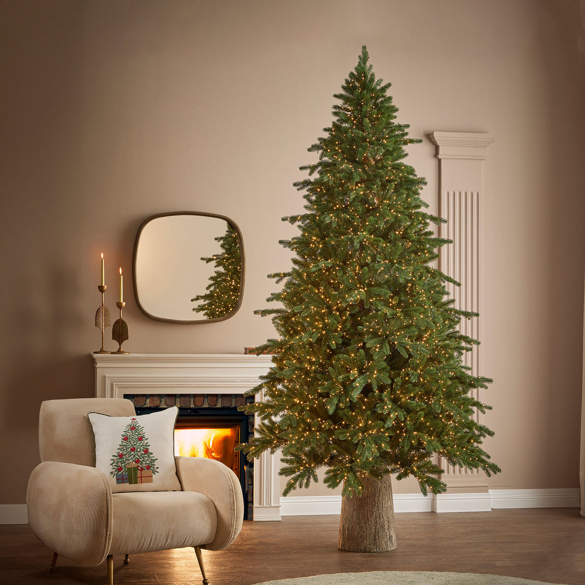 EDG Enzo De Gasperi Albero di Natale Pino Imperial New 240x150cm con 5300 LED Realistico 2932 Rami 100% PE