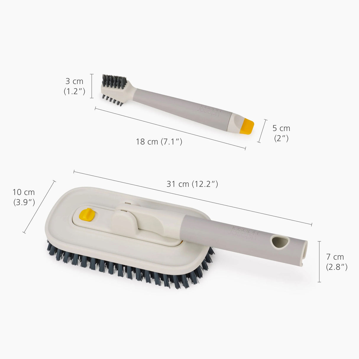 JOSEPH JOSEPH CleanTech Multi Tool Set 2 Spazzole per Pulizia