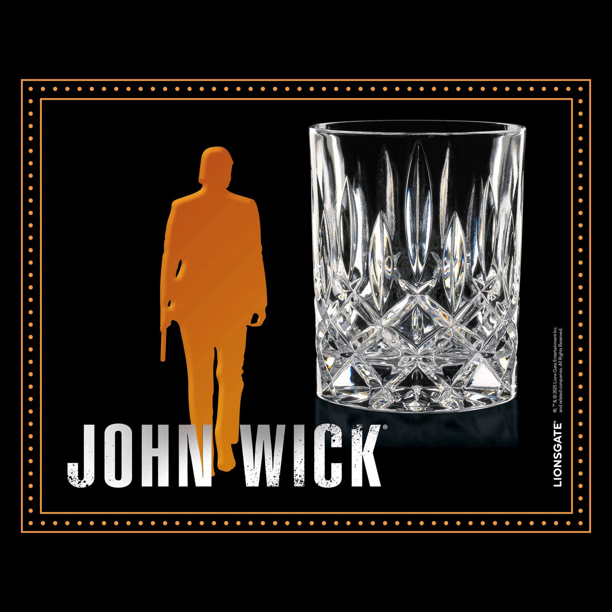 NACHTMANN John Wick Tumbler Bicchiere Whisky Set 2 Pezzi 295ml Cristallo