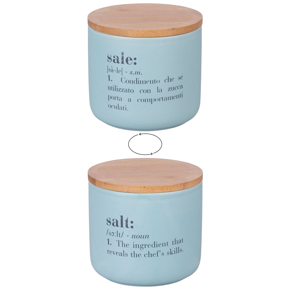 VILLA D'ESTE HOME TIVOLI Victionary Barattolo Set 3 Pezzi Sale Zucchero Caffè 500ml Ceramica