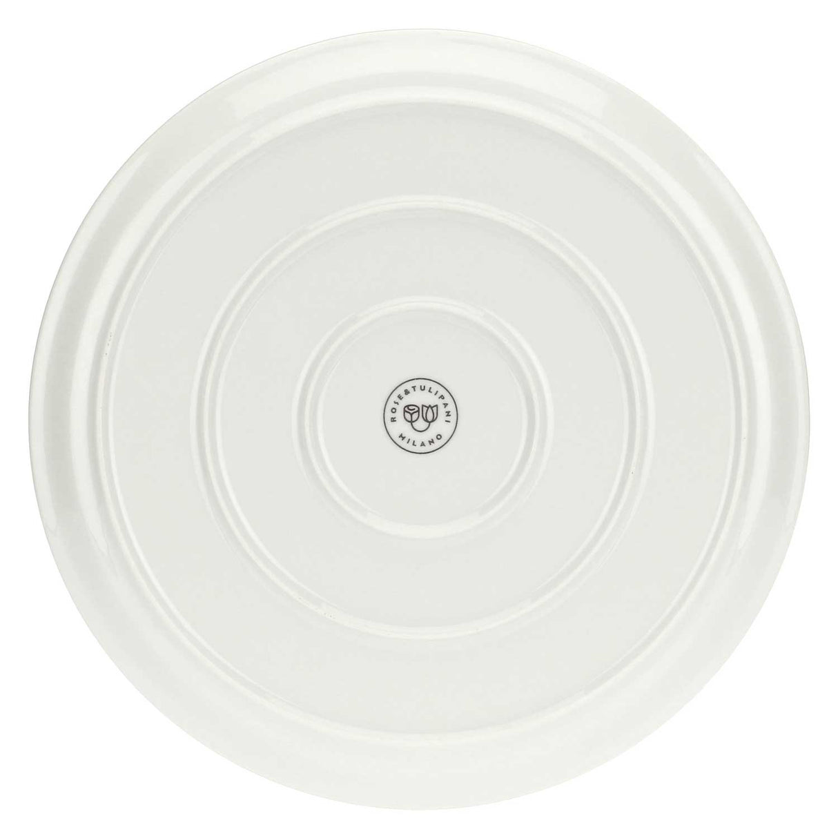 ROSE & TULIPANI Piatto Pizza Aumm Napoli A' Tarantella 31cm Blu Porcellana