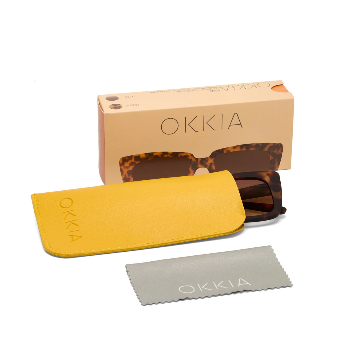 OKKIA Elba Occhiali da Sole Donna Classic Avana