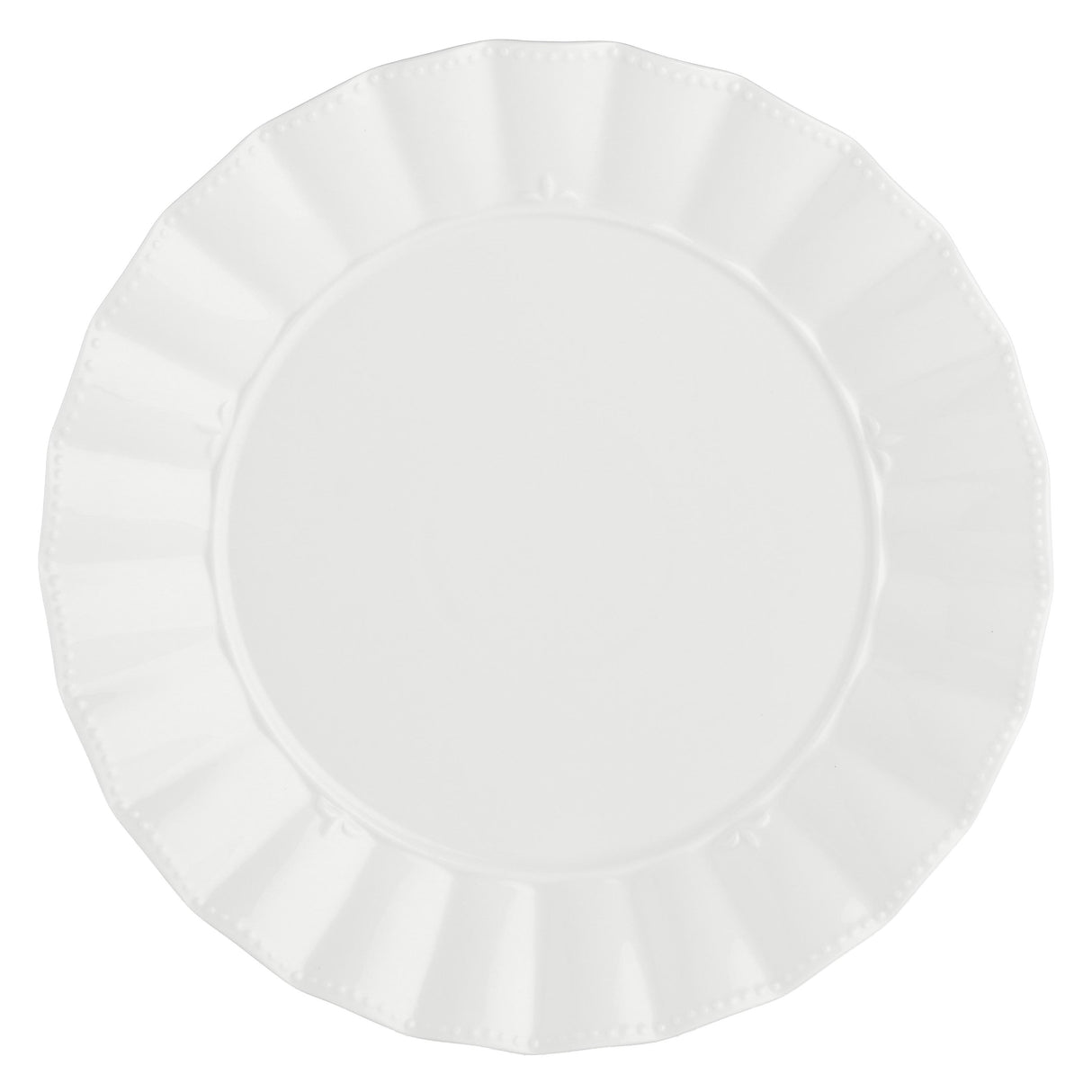 LA PORCELLANA BIANCA Ducale Piatto Piano Set 6 Pezzi 26,5cm Bianco