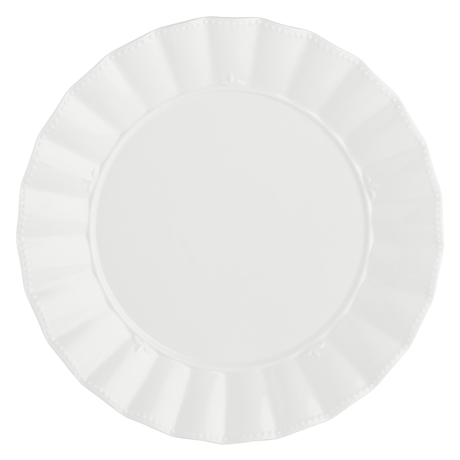 LA PORCELLANA BIANCA Ducale Piatto Piano Set 6 Pezzi 26,5cm Bianco