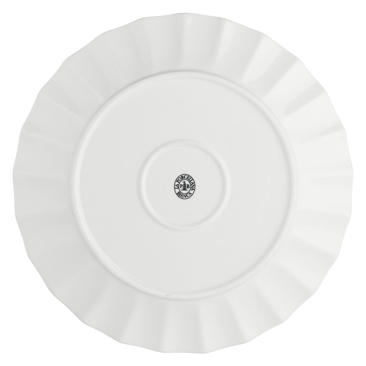 LA PORCELLANA BIANCA Ducale Piatto Piano Set 6 Pezzi 26,5cm Bianco