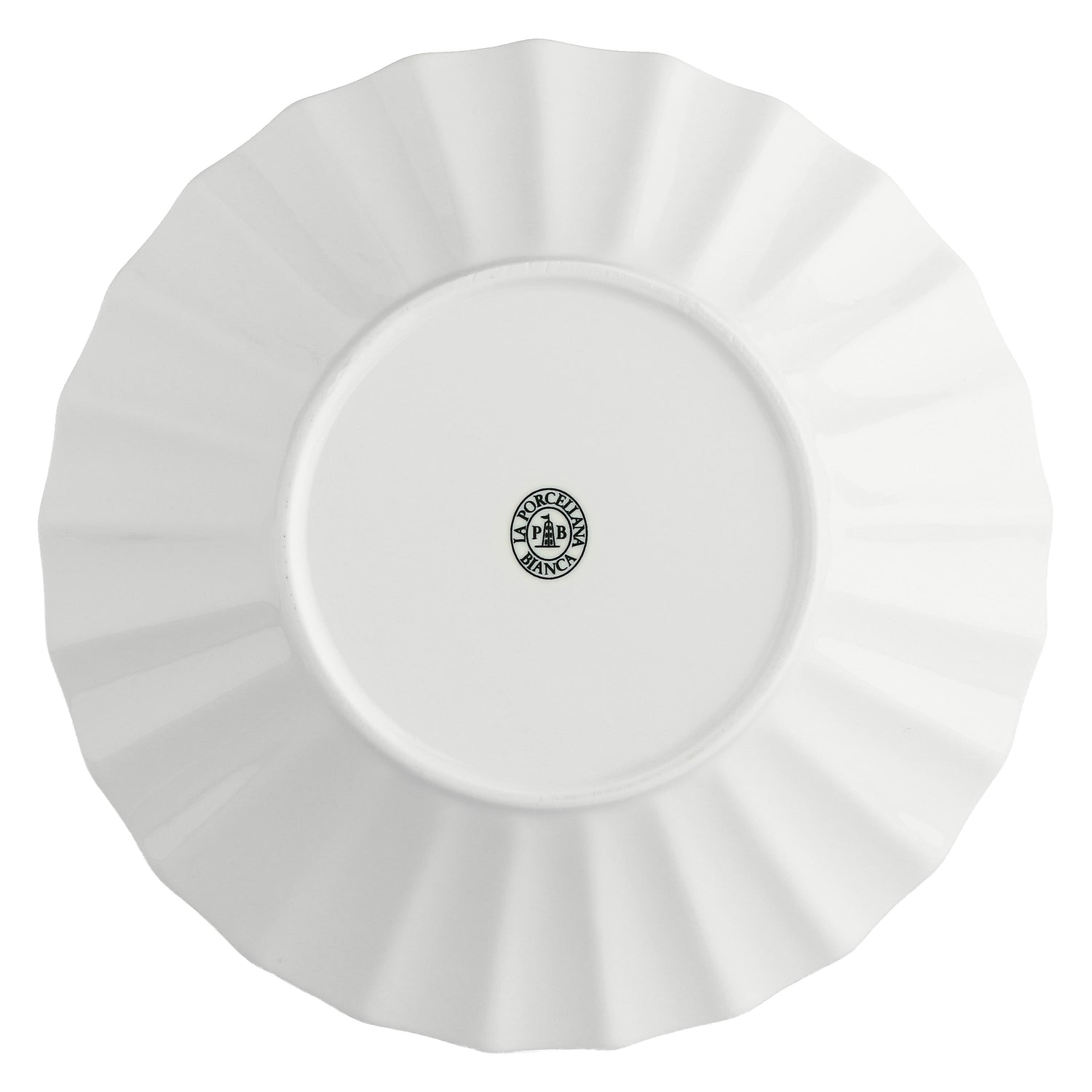 LA PORCELLANA BIANCA Ducale Piatto Fondo Set 6 Pezzi 22cm Bianco