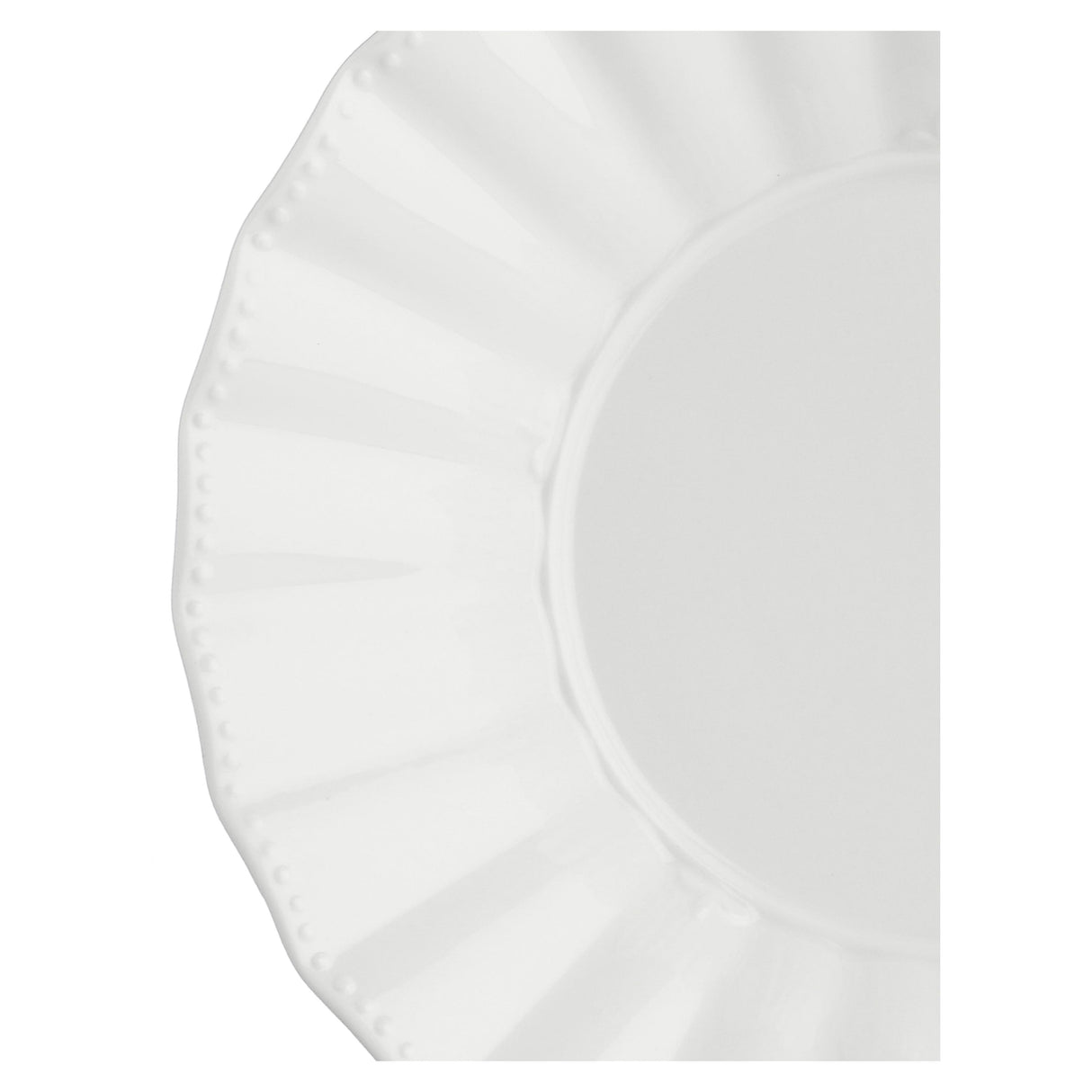 LA PORCELLANA BIANCA Ducale Piatto Fondo Set 6 Pezzi 22cm Bianco