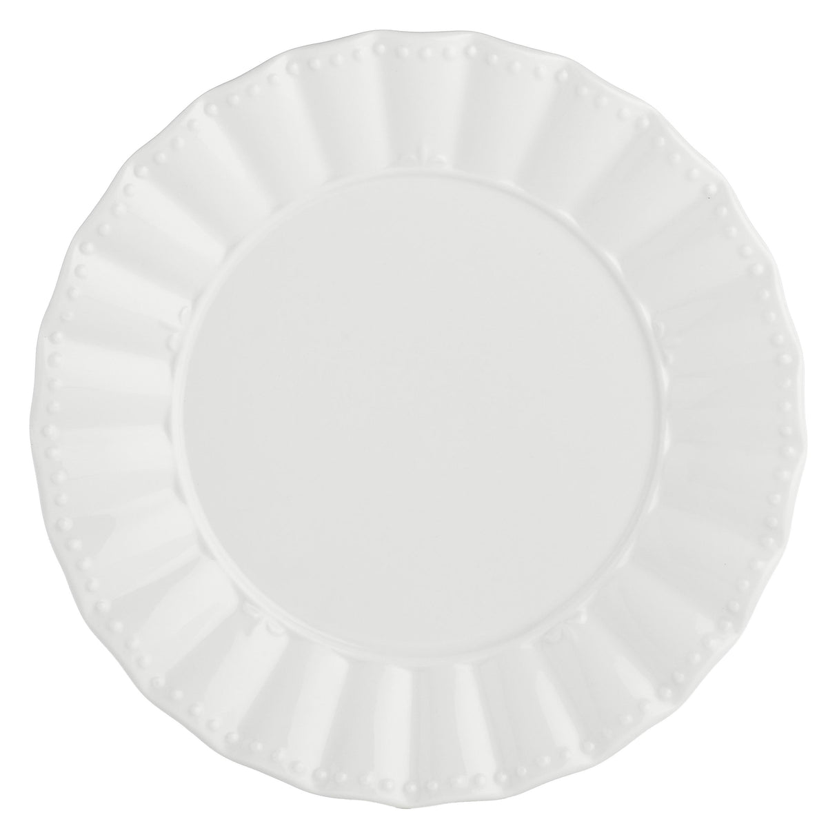 LA PORCELLANA BIANCA Ducale Piatto Frutta Set 6 Pezzi 20cm Bianco