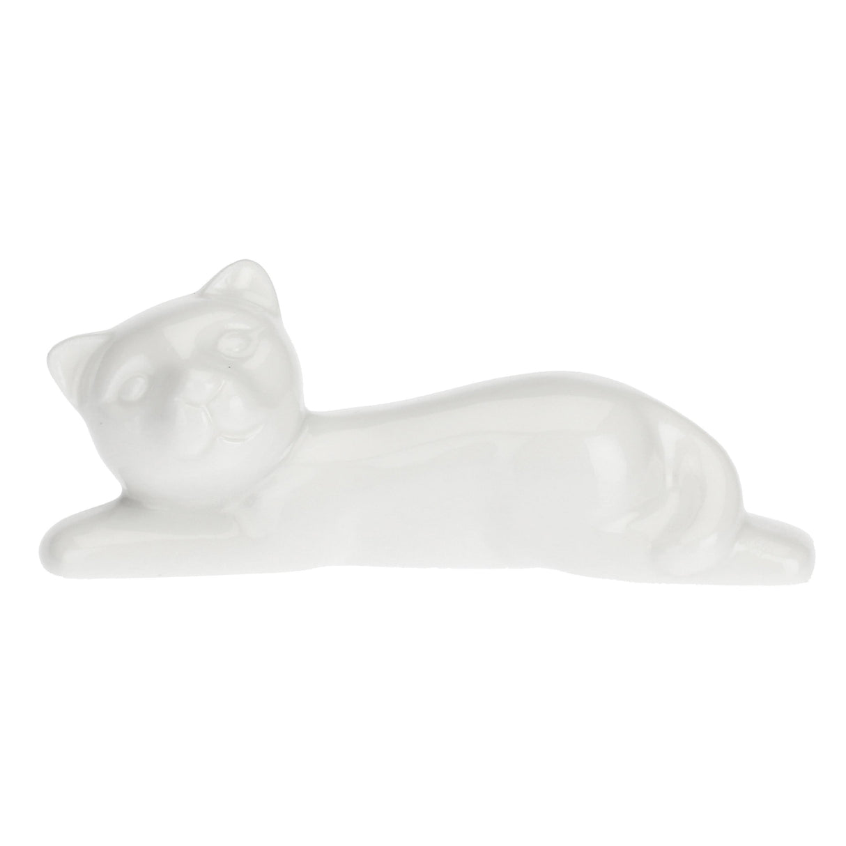 LA PORCELLANA BIANCA Fattoria Poggia Posate Gatto Set 6 Pezzi 7,5cm Bianco