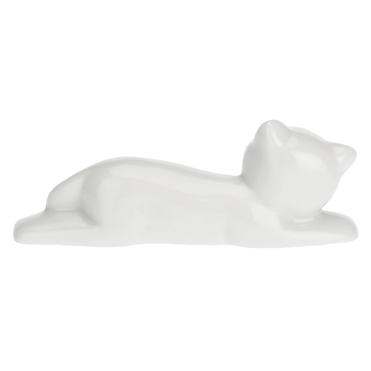 LA PORCELLANA BIANCA Fattoria Poggia Posate Gatto Set 6 Pezzi 7,5cm Bianco