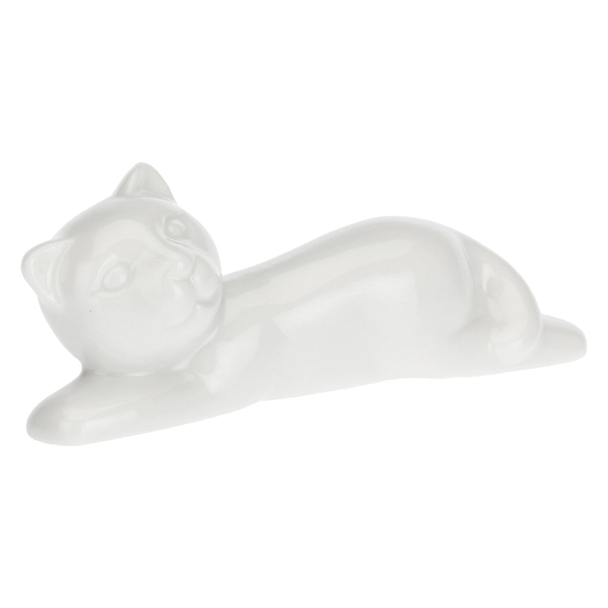 LA PORCELLANA BIANCA Fattoria Poggia Posate Gatto Set 6 Pezzi 7,5cm Bianco