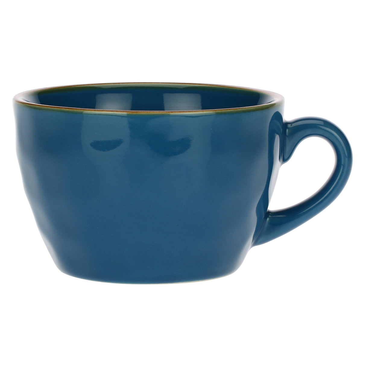 ROSE & TULIPANI Concerto Tazza Colazione Blu Avio 420ml Stoneware