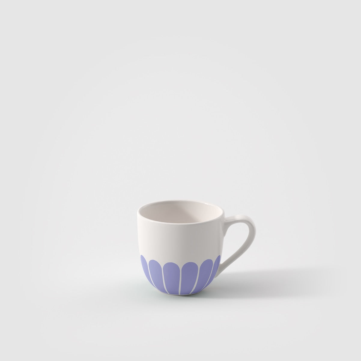 VILLEROY & BOCH Fleur Bleu Tazzina Caffè Espresso 70ml con Piattino 15cm Blu Porcellana