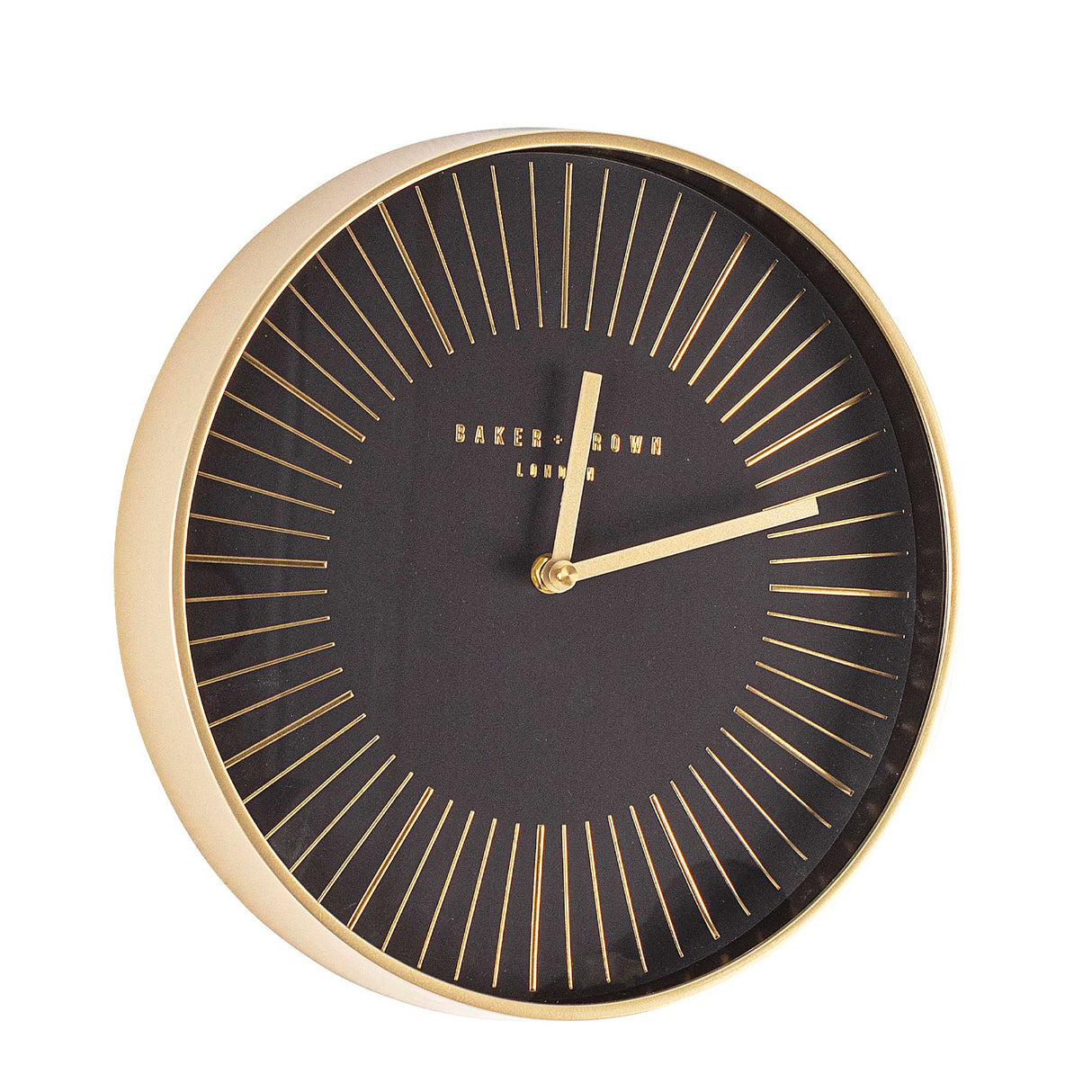 BIZZOTTO Orologio da Parete Whatever 50cm Nero Oro