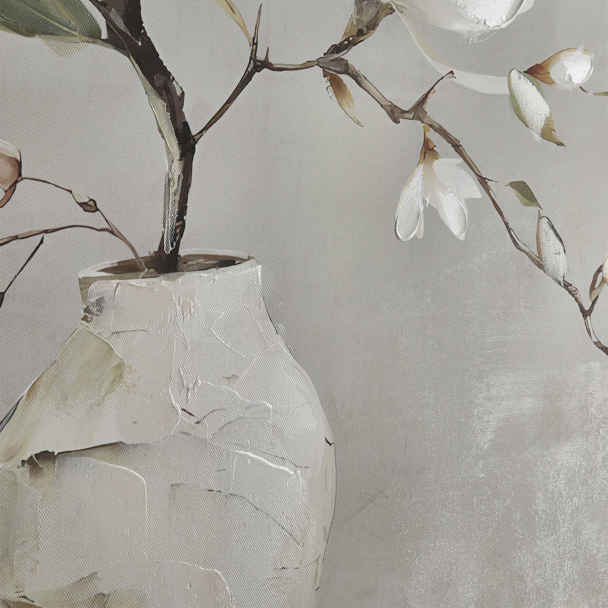 BIZZOTTO Quadro Stampa su Tela Dipinta a Mano Crown 80x80cm