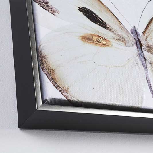 BIZZOTTO Quadro Stampa su Tela Dipinta a Mano Crown 82,5x82,5cm