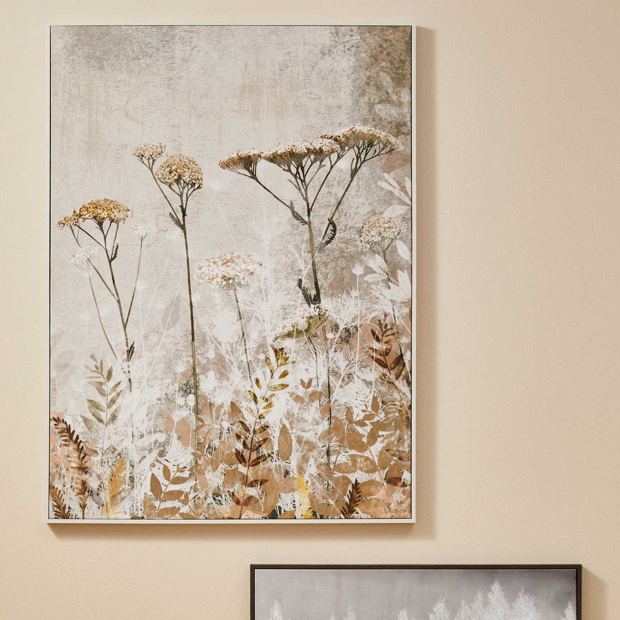 BIZZOTTO Quadro Stampa su Tela Dipinta a Mano Gallery 120x90cm