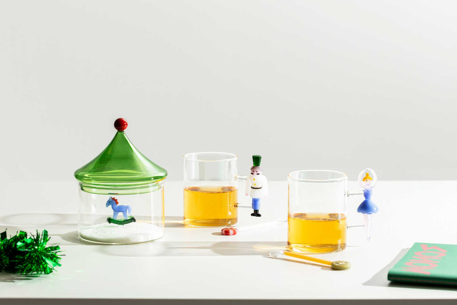 ICHENDORF Schiaccianoci Tazza Natalizia Mug Soldatino 10x12,5cm Vetro Borosilicato