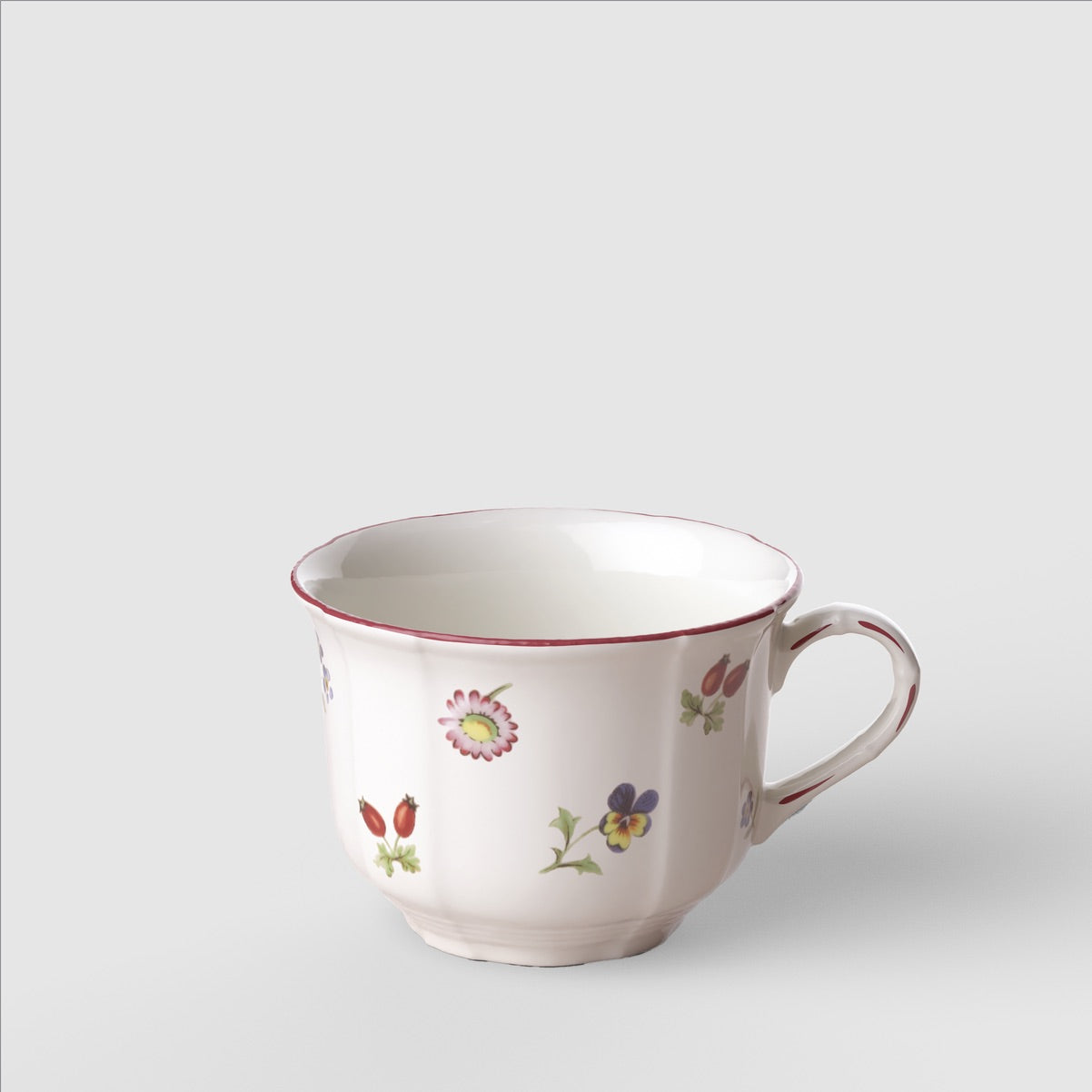 VILLEROY & BOCH Petite Fleur Tazza Caffè Colazione 260ml con Piattino 17cm Porcellana