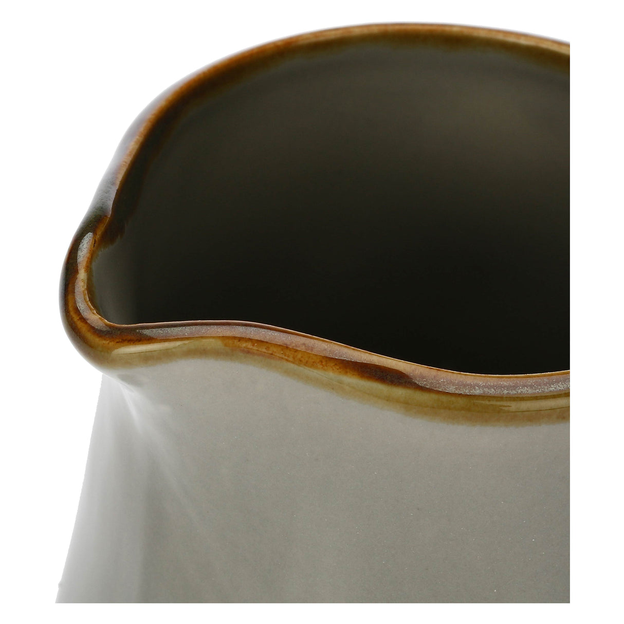 ROSE & TULIPS Concerto Jug Carafe 1700ml Pearl Gray Stoneware