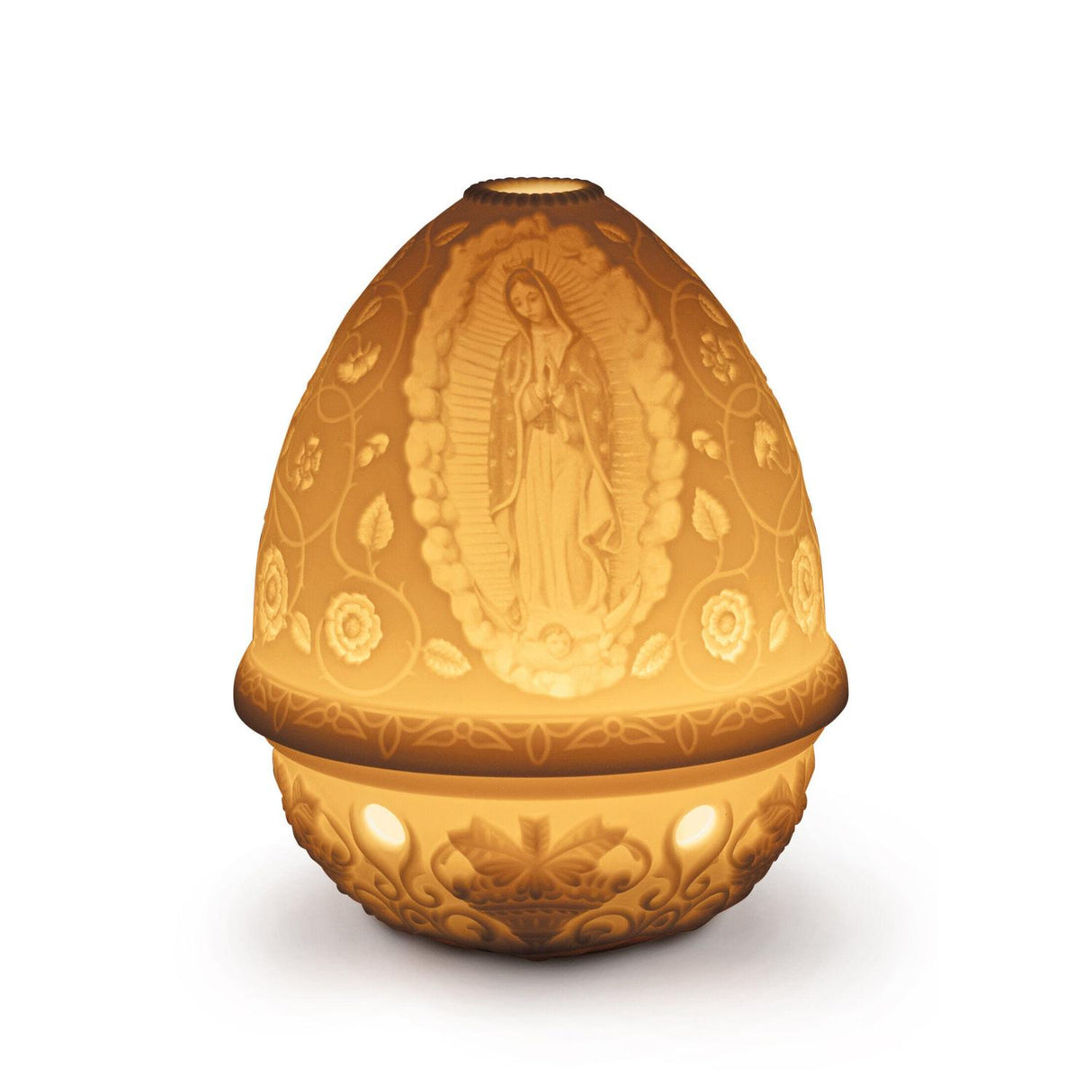 LLADRO' Litofania Vergine di Guadalupe 12x9cm Porcellana