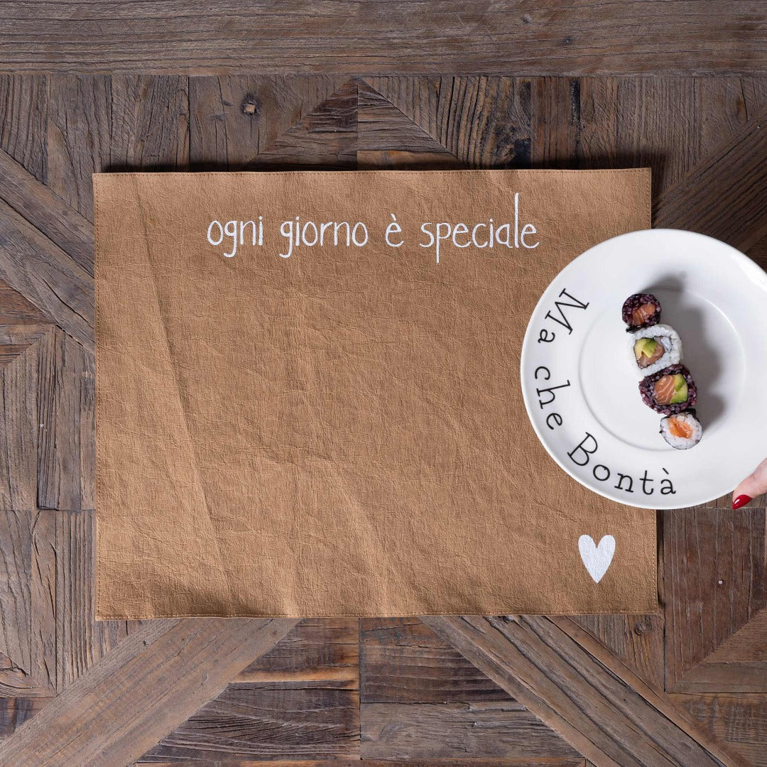 SIMPLE DAY Tovaglietta Ogni Giorno è Speciale 36x45cm Fibra di Cellulosa