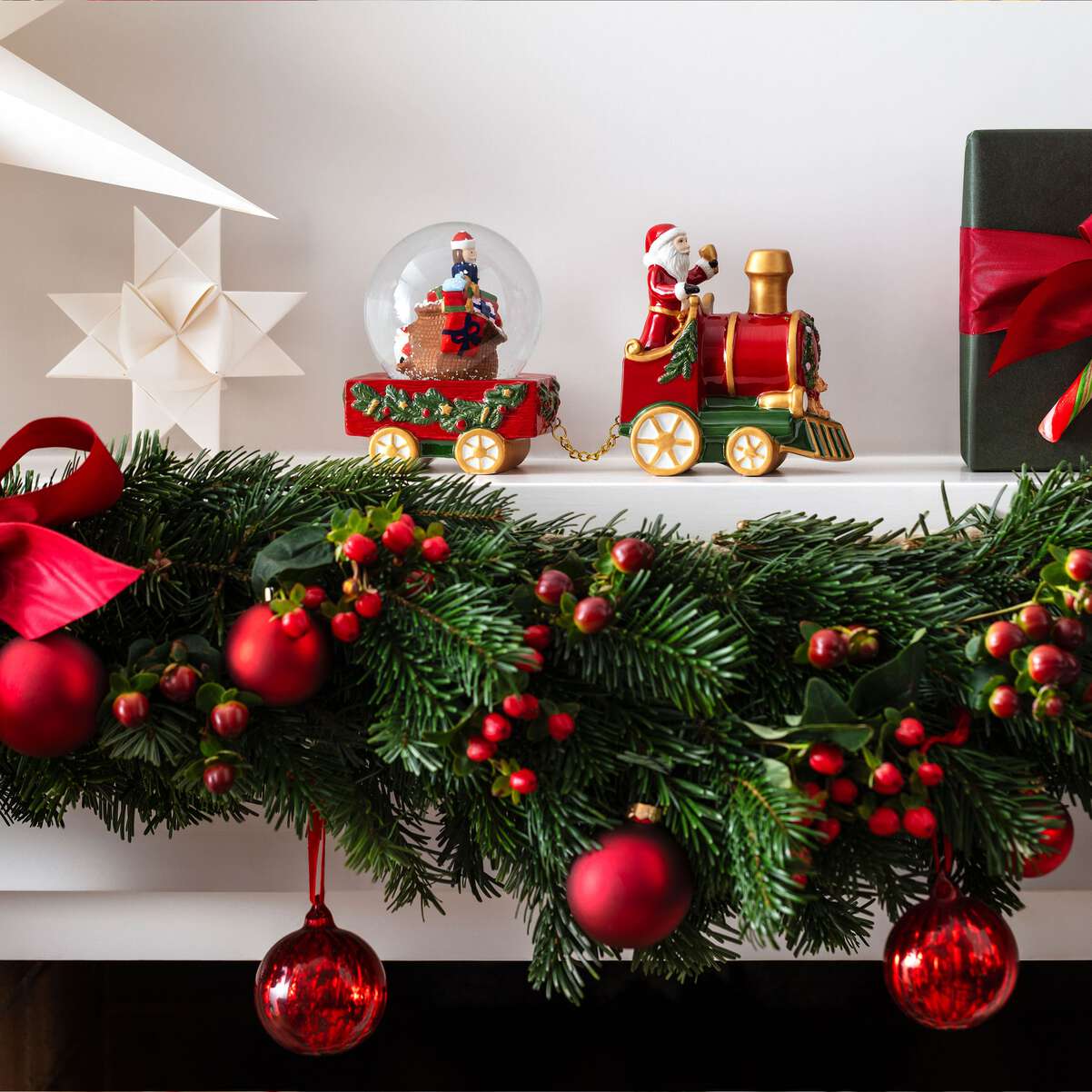 VILLEROY & BOCH Christmas Toy's Treno di Natale Decorazione 22x12,5cm Porcellana