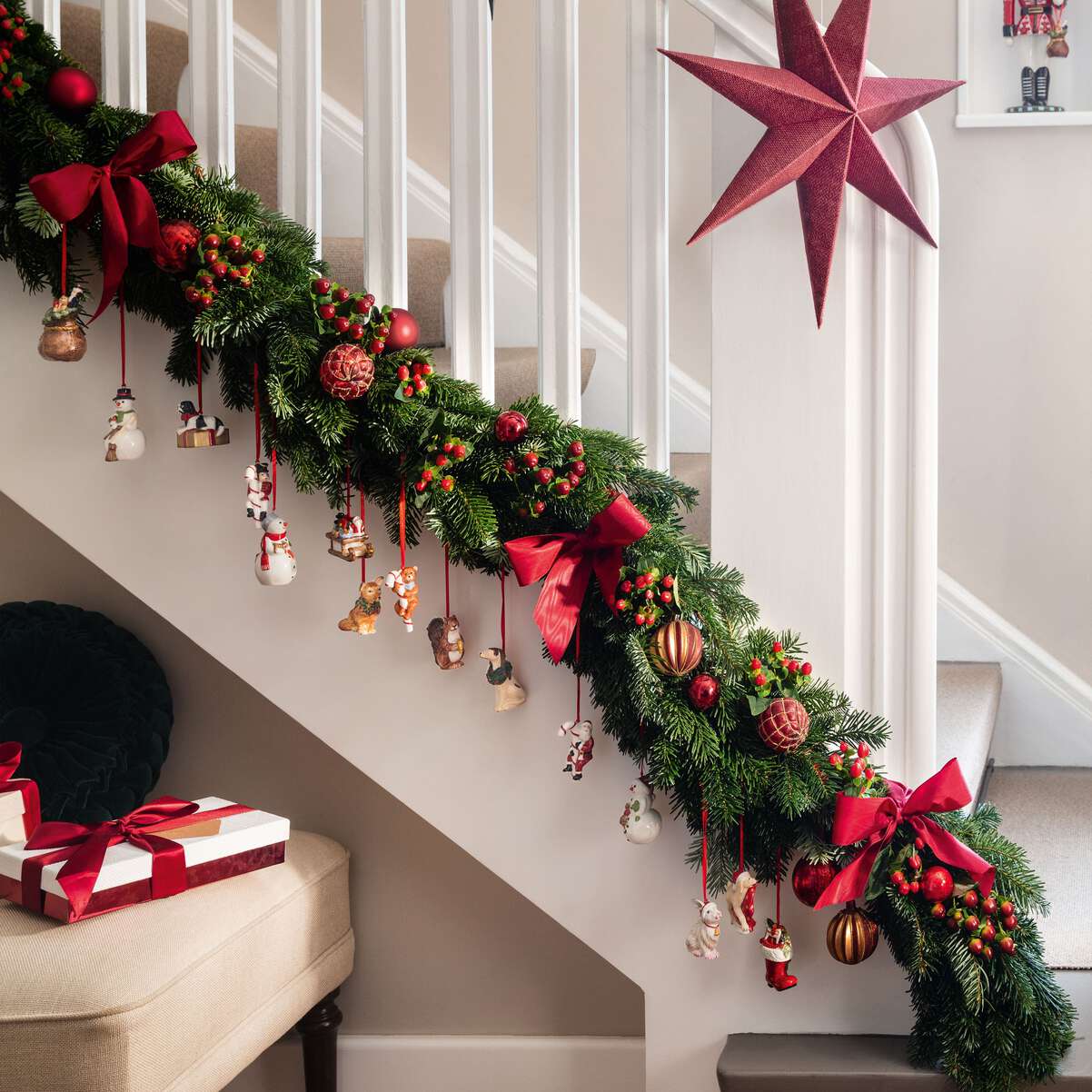 VILLEROY & BOCH Nostalgic Ornaments Addobbi Natalizi Pupazzi di Neve 8cm Porcellana