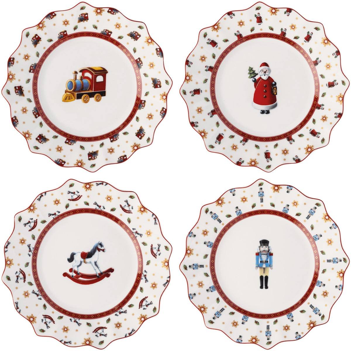 VILLEROY & BOCH Toy's Delight Ciotola Anniversario Set 4 Piatti Colazione 24cm Porcellana
