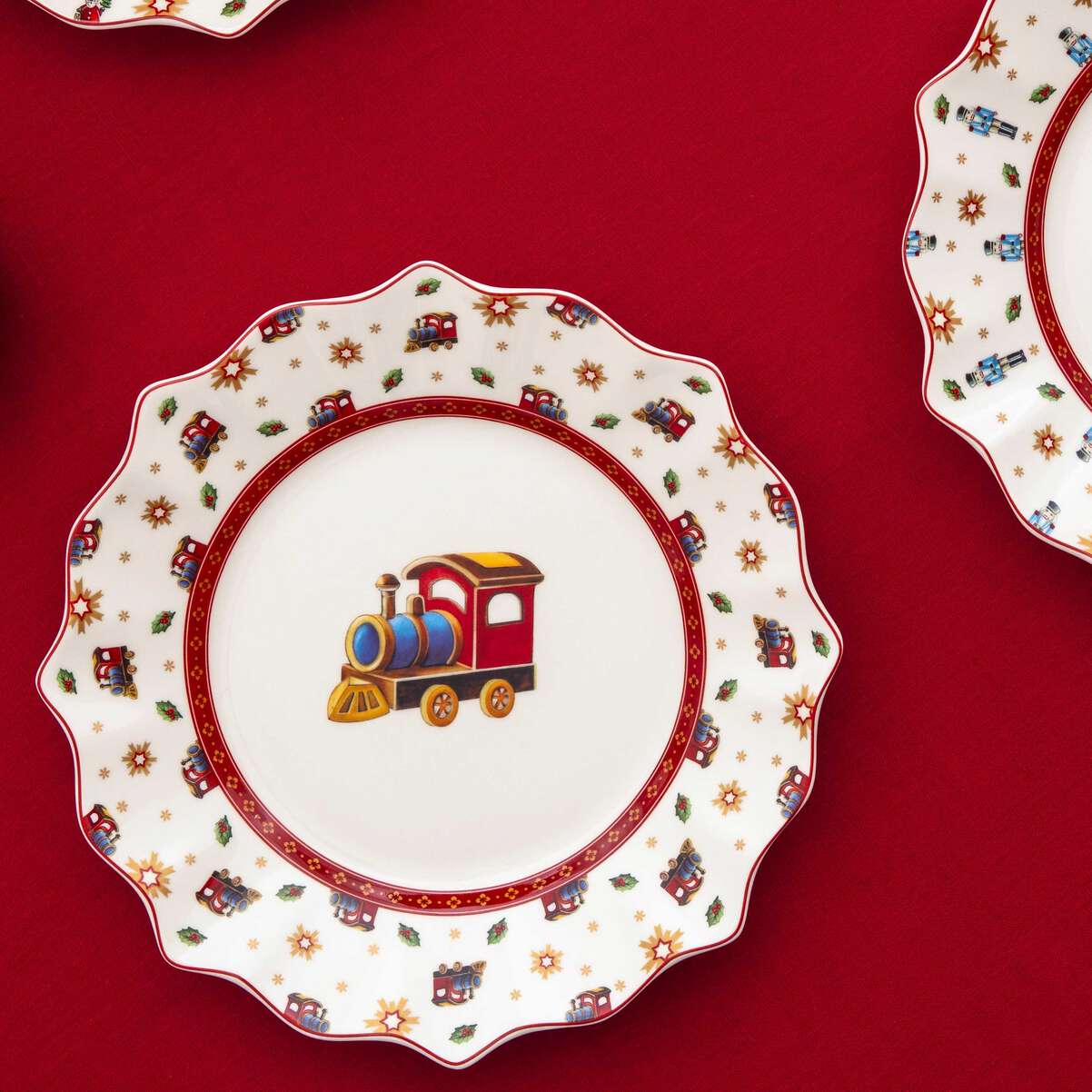 VILLEROY & BOCH Toy's Delight Set da Colazione 6 Pezzi Treno di Natale Porcellana