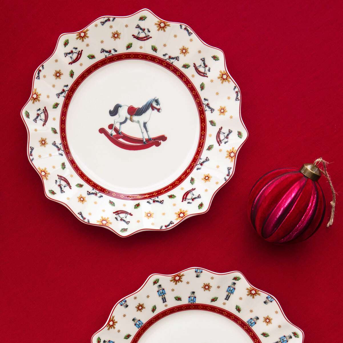 VILLEROY & BOCH Toy's Delight Set da Colazione 6 Pezzi Cavallo a Dondolo Porcellana