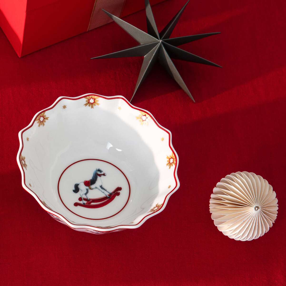VILLEROY & BOCH Toy's Delight Set da Colazione 6 Pezzi Cavallo a Dondolo Porcellana