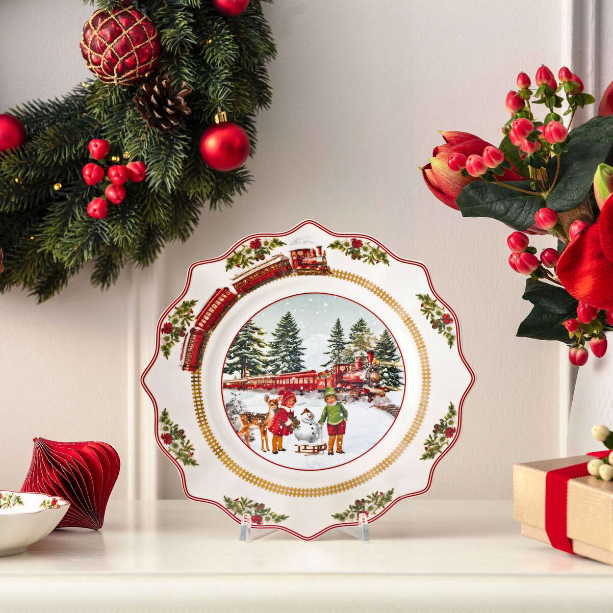 VILLEROY & BOCH Annual Christmas Edition 2025 Piatto Colazione 24cm Porcellana