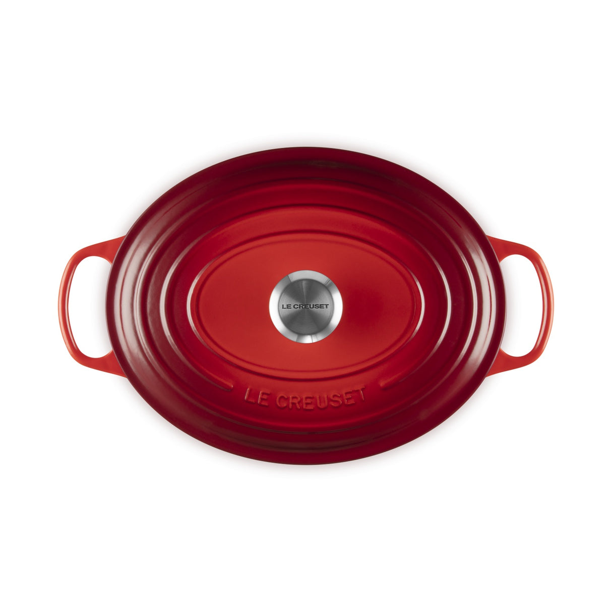 LE CREUSET Cocotte Ovale Evolution 31cm Ciliegia Ghisa Vetrificata