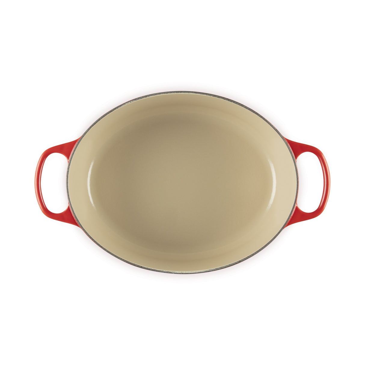LE CREUSET Cocotte Ovale Evolution 31cm Ciliegia Ghisa Vetrificata