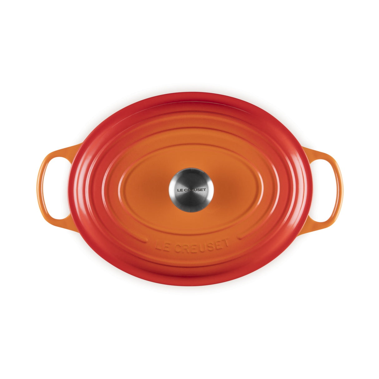 LE CREUSET Cocotte Ovale Evolution 31cm Arancio Ghisa Vetrificata
