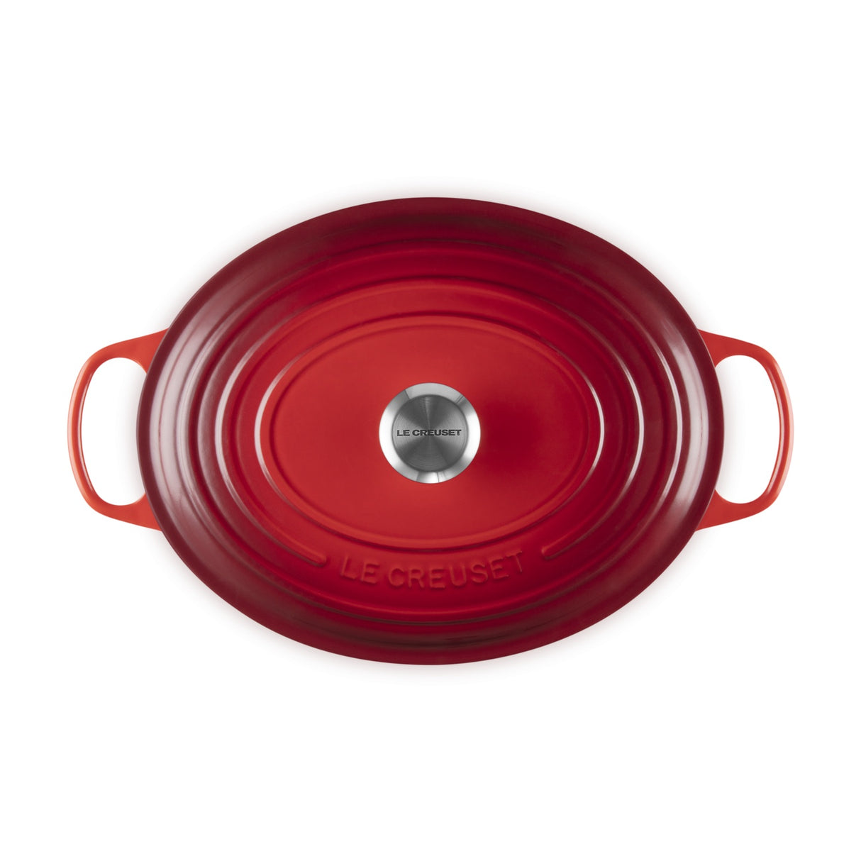 LE CREUSET Cocotte Ovale Evolution 33cm Ciliegia Ghisa Vetrificata