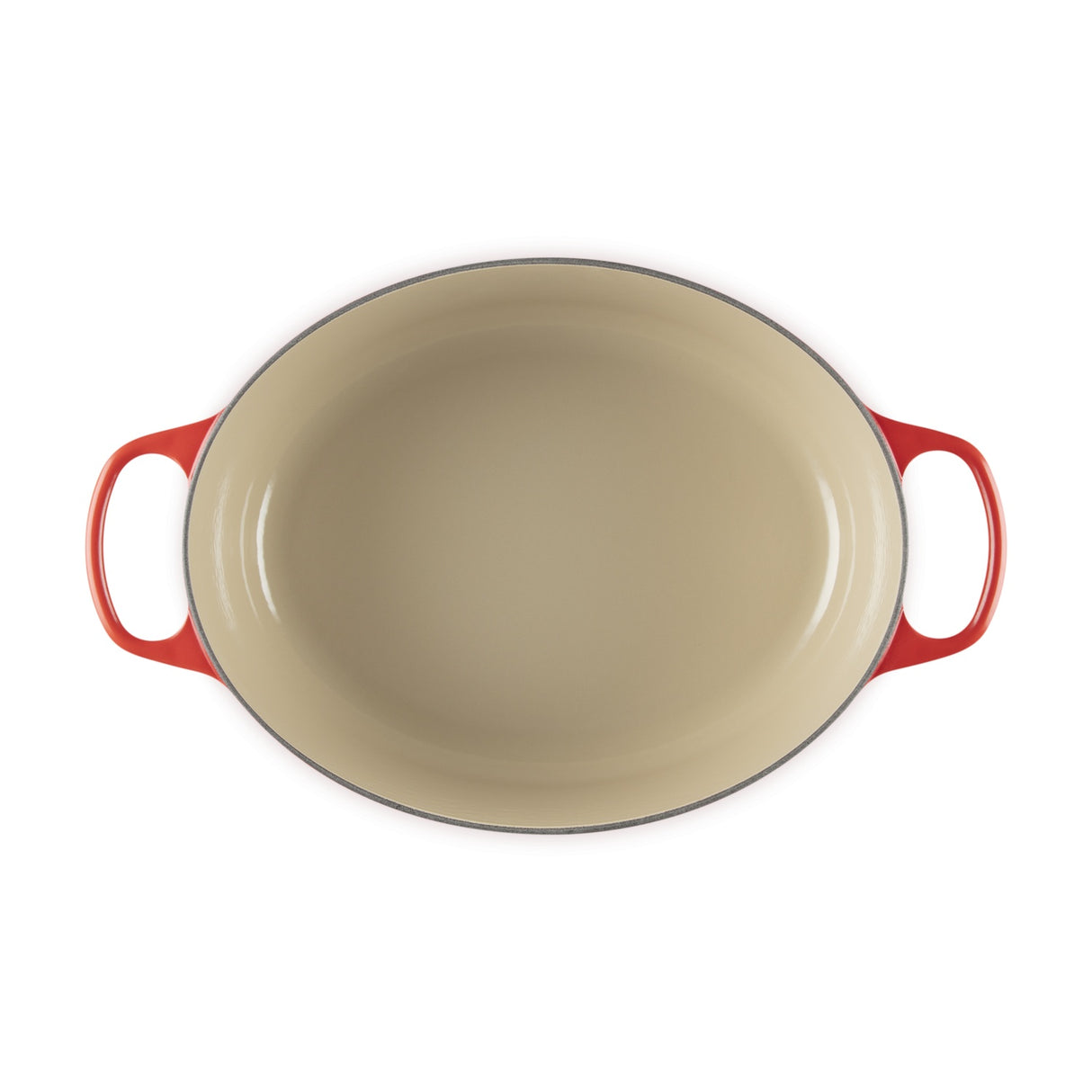 LE CREUSET Cocotte Ovale Evolution 33cm Ciliegia Ghisa Vetrificata