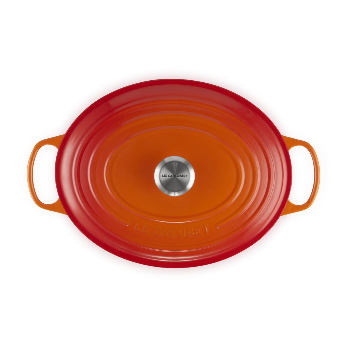 LE CREUSET Cocotte Ovale Evolution 33cm Arancio Ghisa Vetrificata