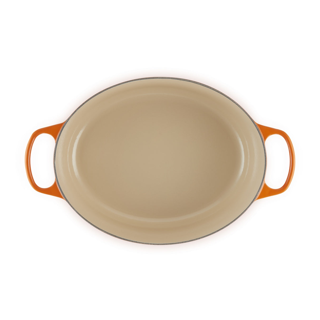 LE CREUSET Cocotte Ovale Evolution 33cm Arancio Ghisa Vetrificata