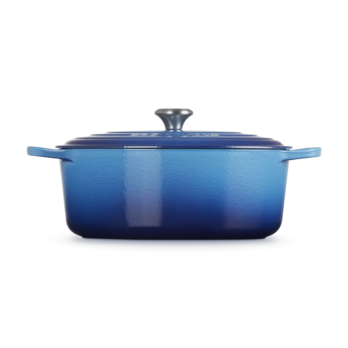 LE CREUSET Cocotte Ovale Evolution 33cm Azure Blu Ghisa Vetrificata