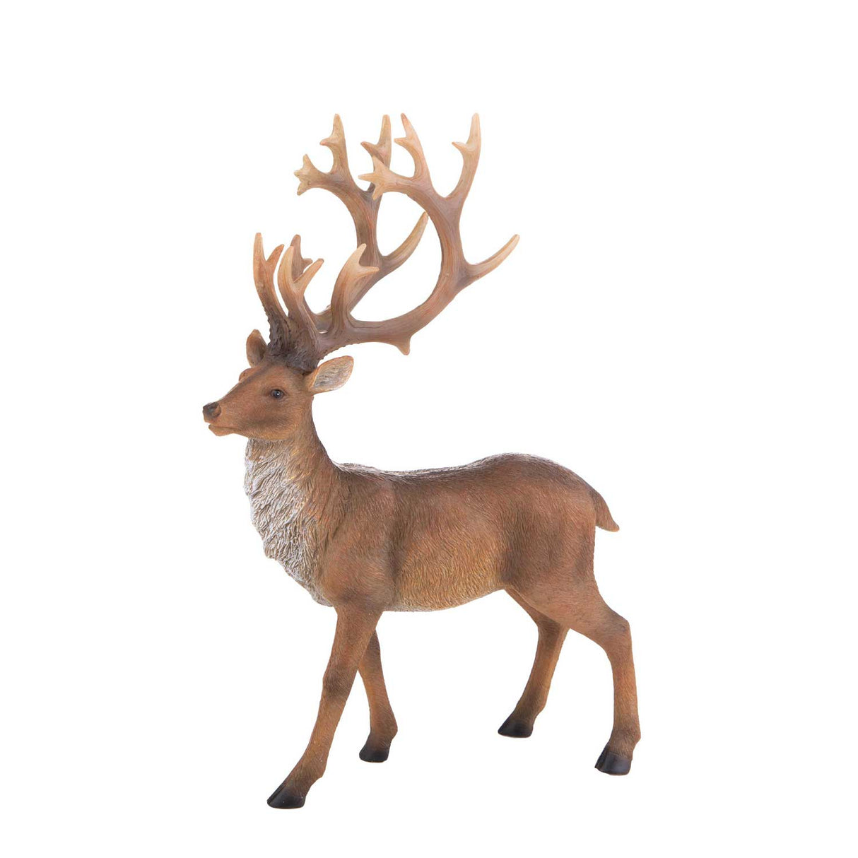 BIANCHI DINO Renna in Piedi Decorazione Natalizia 32x21cm Poliresina