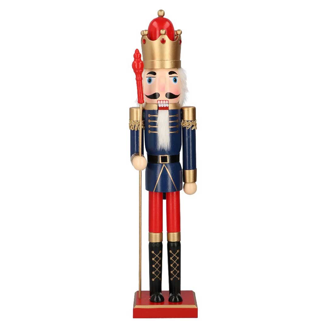 TIMSTOR Soldatino Schiaccianoci di Natale 60cm in Legno