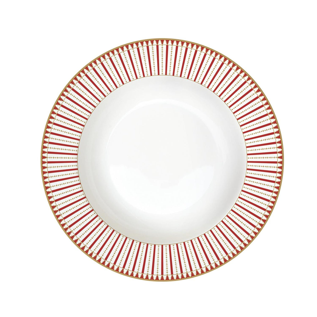 EASY LIFE Magie de Noel Servizio Tavola Piatti Natalizi Set 18 Pezzi Porcellana