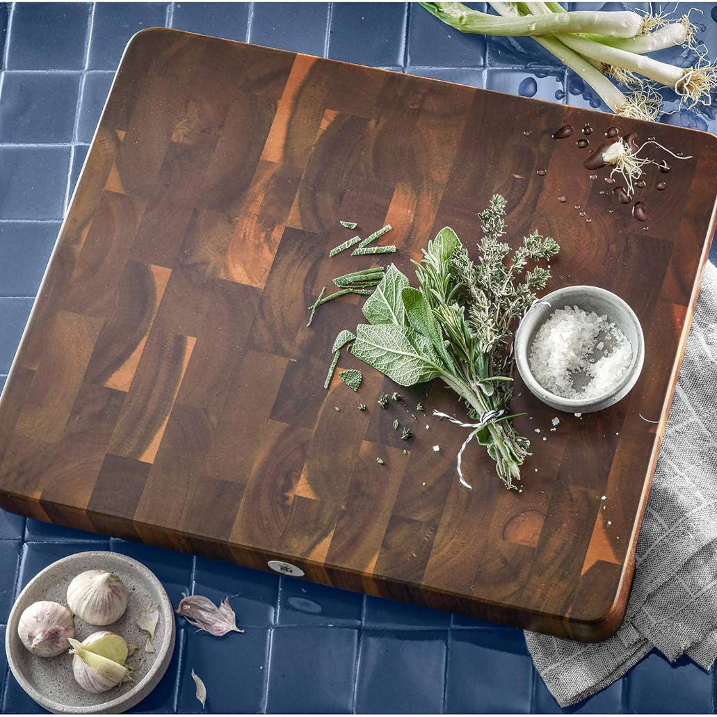 WMF Acacia Wood Chopping Board 40x32x4cm Stable Does Not Damage Blades