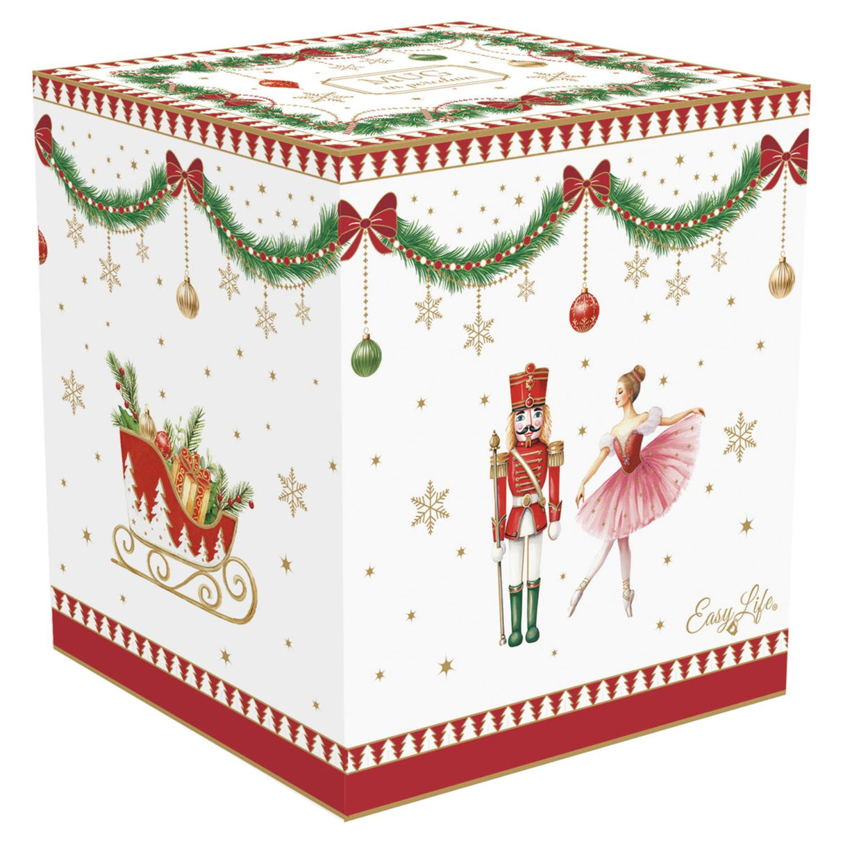 EASY LIFE Magie de Noel Tazza Caffè Mug Natalizia 300ml Porcellana