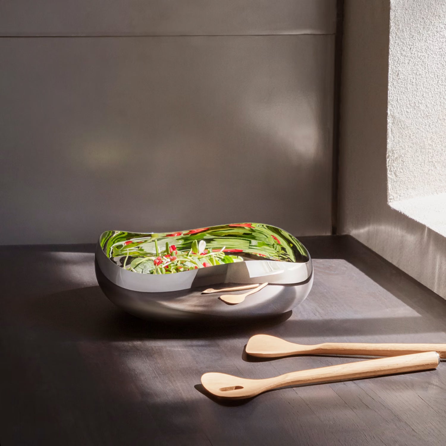 GEORG JENSEN Cobra Ciotola Media 24cm Acciaio Inox Lucidato a Specchio