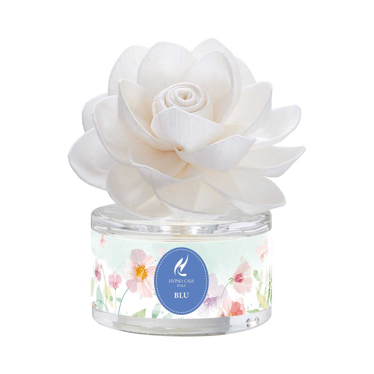 HYPNO CASA Diffusore a Bastoncini con Fiore 30ml Blu