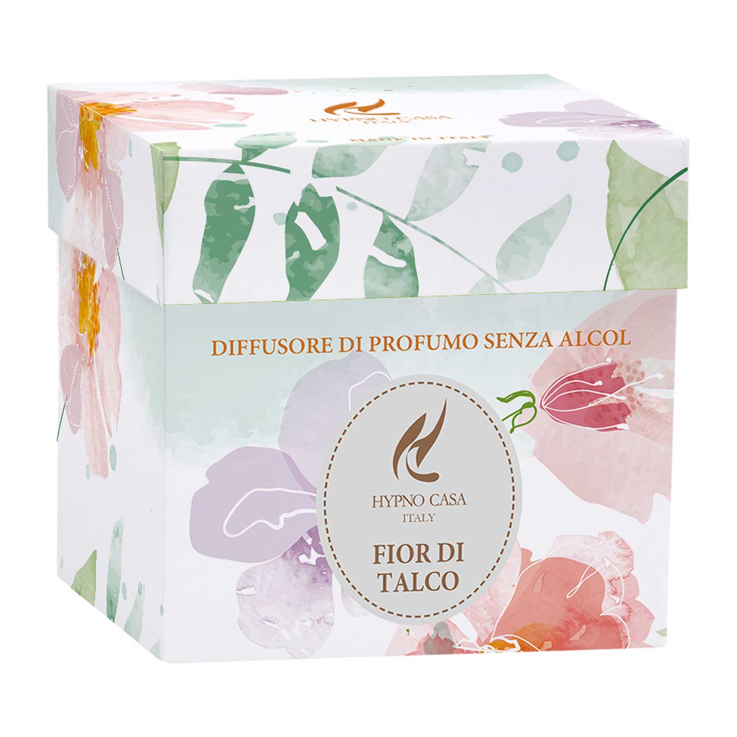 HYPNO CASA Diffusore a Bastoncini con Fiore 30ml Fior di Talco