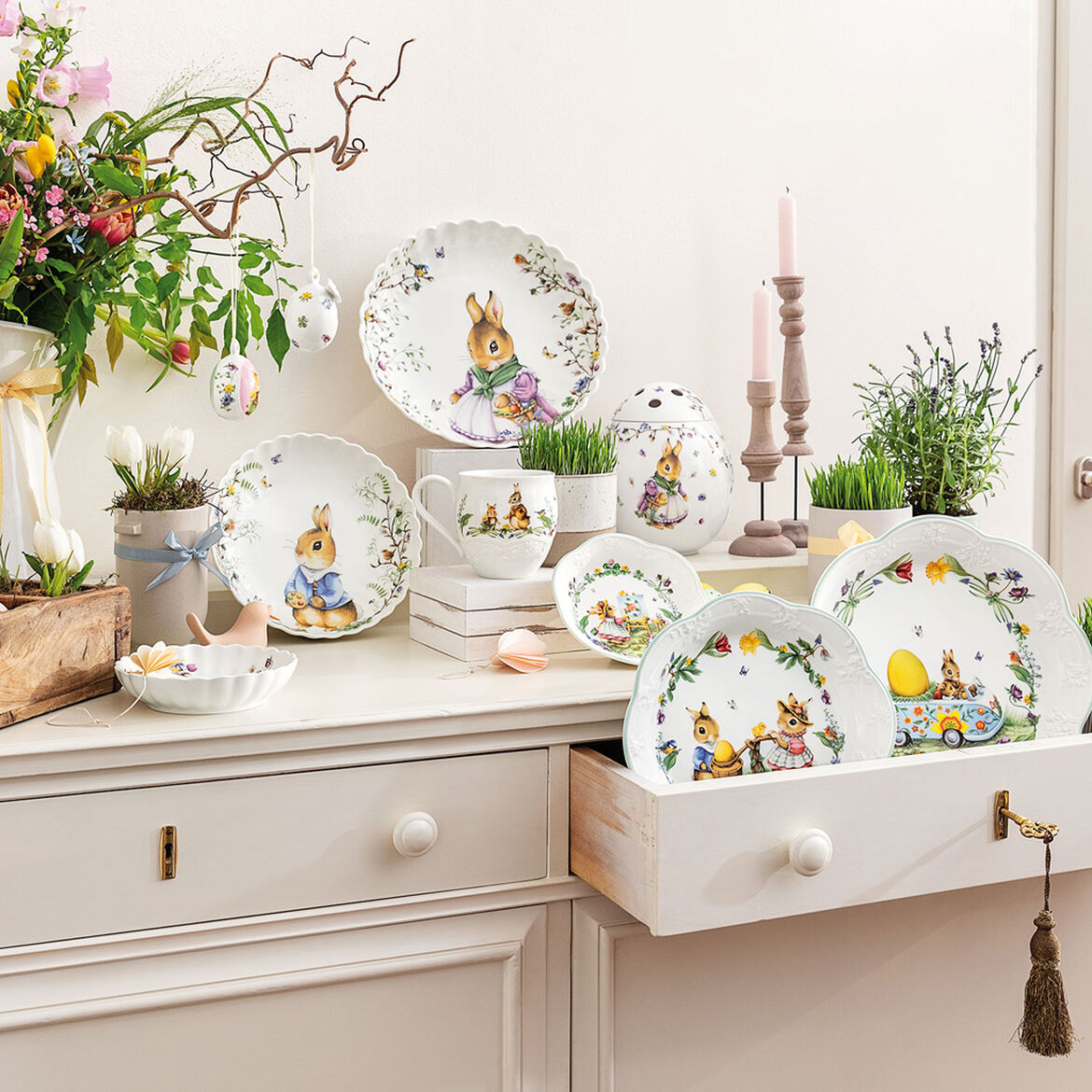 VILLEROY & BOCH Spring Fantasy Salad Bowl Max Cup Bowl 24cm Easter